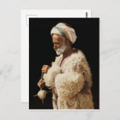 聖地の羊毛を紡いだ羊飼い ポストカード (正面/裏面)