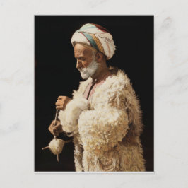 聖地の羊毛を紡いだ羊飼い ポストカード
