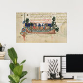 聖地への補給船に乗っている男たち ポスター (ホームオフィス)