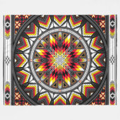 聖地レッド フリースブランケット (正面(横))