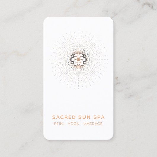 *~*聖地形アルケミーシャマン曼荼羅 名刺 (正面)