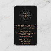 *~*聖地形アルケミーシャマン曼荼羅 名刺 (裏面)