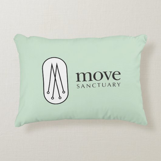 聖域の枕を動かして下さい アクセントクッション (正面)