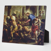 聖堂から商人たちを導くキリスト フォトプラーク (側面)