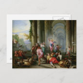 聖堂から商人たちを導くキリスト ポストカード (正面/裏面)