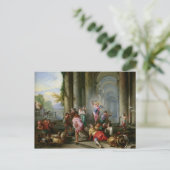 聖堂から商人たちを導くキリスト ポストカード (スタンド正面)