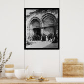 聖墳丘エルサレム前の祭司1880 ポスター (キッチン)