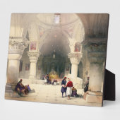 聖墳墓の地下聖堂，エルサレム，プレート20 f フォトプラーク (側面)