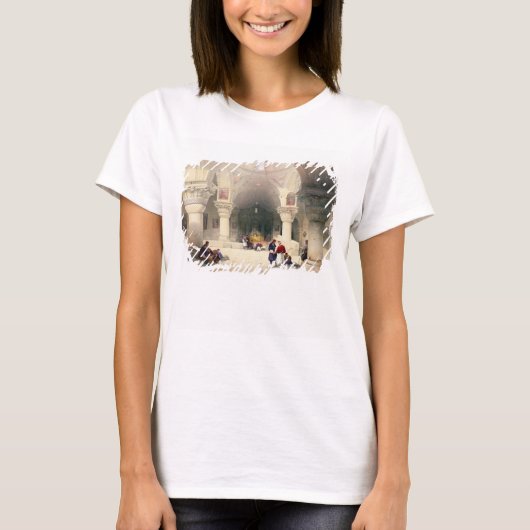 聖墳墓の地下聖堂，エルサレム，プレート20 f tシャツ (正面)