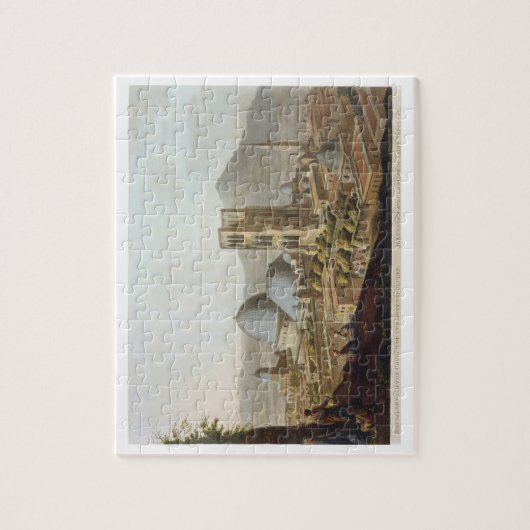 聖墳墓教会が付いているエルサレム、p ジグソーパズル (縦)