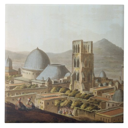 聖墳墓教会が付いているエルサレム、p タイル (正面)