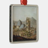 聖墳墓教会が付いているエルサレム、p メタルオーナメント (右)