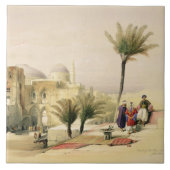 聖墳墓教会、エルサレムのプレート11 タイル (正面)