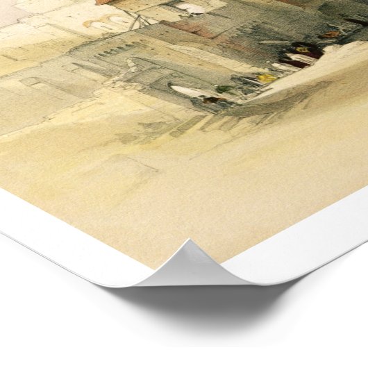 聖墳墓教会,エルサレム,プレート11 ポスター (角)