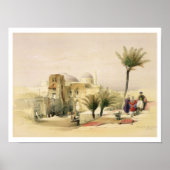 聖墳墓教会,エルサレム,プレート11 ポスター (正面)