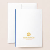 聖夜のホログラムカード 箔カード (裏面封筒付き)