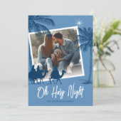 聖夜の写真クリスマスカード シーズンカード (スタンド正面)