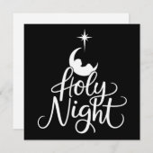 聖夜の家族のクリスマスプレゼント キリストの生誕シーン クリスマス (正面/裏面)