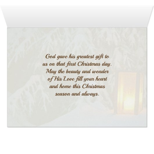 聖夜"クリスマスカロルカード (内部横(下))