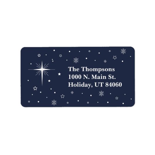 聖夜/クリスマス帰りラベル ラベル (正面)