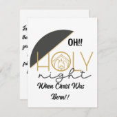 聖夜 シーズンカード (正面/裏面)