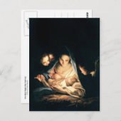 聖夜(出生) ポストカード (正面/裏面)