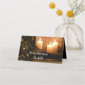 「聖夜 聖なる夜」愛され続けるクリスマスソング プレイスカード (裏面)