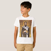 聖大バシレイオスのモザイク Tシャツ (正面フル)