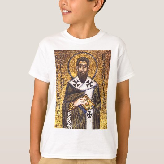 聖大バシレイオスのモザイク Tシャツ (正面)