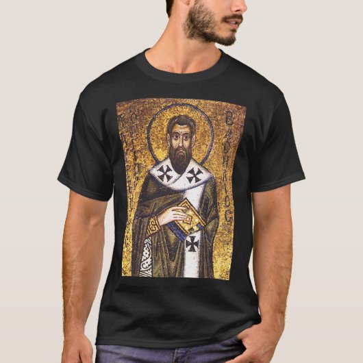 聖大バシレイオスのモザイク Tシャツ (正面)