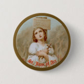 聖女ジャンヌ・ダルクの火刑 (BF 01) 缶バッジ (正面)