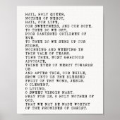 聖女王祈りの言葉ポスター ポスター (正面)