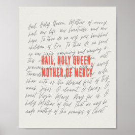 聖女王祈りの言葉ポスター ポスター