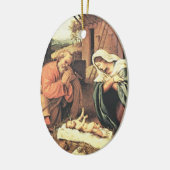 聖家のクリスマス装飾 セラミックオーナメント (左)