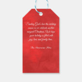 聖家ウィリアム・ブーゲロー ギフトタグ (裏面)