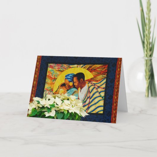 聖家族とのクリスマス シーズンカード (正面)