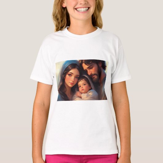 聖家族のガールズTシャツ Tシャツ (正面)