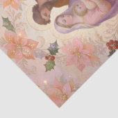 聖家族のクリスマス+ポインセチア TMF26 薄葉紙 (詳細)