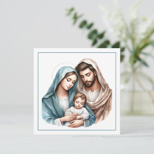 聖家族の優しい降臨の場面 (スタンド正面)