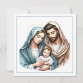 聖家族の優しい降臨の場面 (正面)