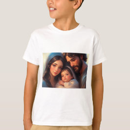 聖家族の子供用Tシャツ Tシャツ