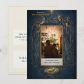 聖家族の降誕写真 クリスマス シーズンカード (正面/裏面)