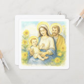 聖家族の降誕 カード (正面/裏面インサイチュ)