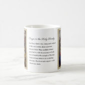 聖家族への祈りの言葉イエス・マリア・セント・ヨセフ コーヒーマグカップ (中央)