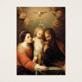 聖家族カトリック葬儀記念聖札 –  (正面)