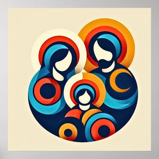 聖家族クリスチャンのポスター ポスター (正面)