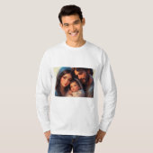 聖家族メンズ長袖Tシャツ Tシャツ (正面フル)
