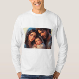 聖家族メンズ長袖Tシャツ Tシャツ