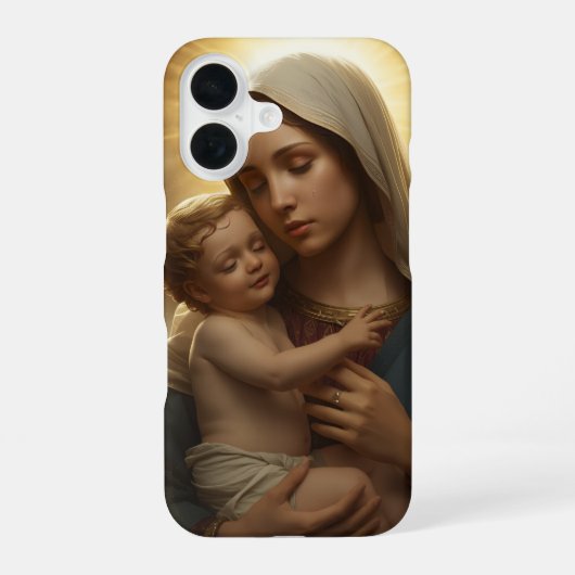 聖家族保護カバー iPhone/iPadケース iPhone 16ケース (裏面)