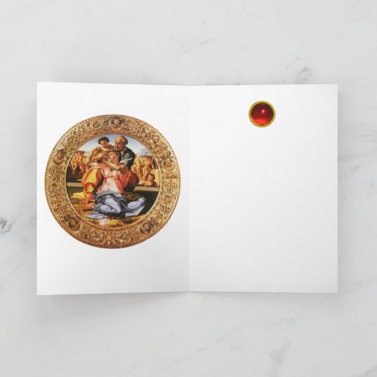 聖家族 カード (内部)